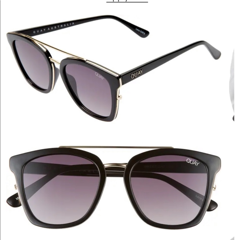 Quay Sweet Dreams sunglasses in black/smoke